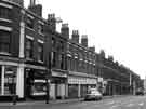 View: s44160 Shops on Ecclesall Road showing J.Thorpe, turf accountant (No,102)