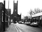 View: s44166 Boston Street looking towards St. Mary C. of E. Church, Bramall Lane