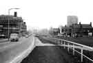 View: s44170 Hanover Way showing (centre) junction with Broomhall Street, (left) Viners Ltd and (right) Lansdowne Flats