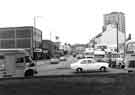 View: s44188 Junction of London Road and St. Mary's Gate showing (left) Hermitage Inn and (right) Lansdowne Flats