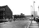 View: s44199 Junction of (foreground) Ellin Street and The Moor showing (left) the Yorkshire Penny Bank, No. 206 The Moor