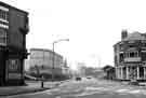 View: s44208 New Inn, No.108 Ecclesall Road (left) showing Moore Street and electricity sub station building