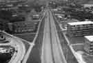 View: s44256 Netherthorpe Road looking towards Neepsend showing (left) Weston Street and (top centre) Netherthorpe School