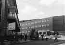 View: s44318 Construction of Castle Square showing (left) the Clerical, Medical and General Life Assurance Society Offices, (centre) the City Fuel Office, High Street and (top) J. Walsh and Co., department store