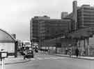 View: s44339 Pond Street showing (left) Pond Street Bus Station and (right) College of Technology