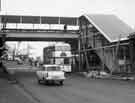 View: s44343 Pond Street showing construction of footbridge to Pond Street Bus Station and installation of escalators