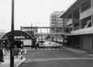 View: s44348 Pond Street showing (back right) College of Technology, (centre) Pond Street footbridge and (left) Pond Street Bus Station