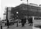 View: s44352 Construction of Castle Square showing (top centre) construction of J. Walsh and Co., department store, High Street