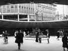 View: s44375 Castle Square showing (top left) Peter Robinson Ltd., fashion department store, Nos.51-57 and (top right) C. and A. Modes Ltd., department store, Nos. 59-65 High Street