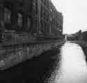 View: s44385 Cutlers Walk alongside the River Sheaf, St. Mary's showing (left) former premises of Charles T. Skelton and Co., edge tool manufacturers, Sheaf Bank Works, Heeley