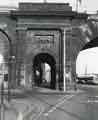 View: s44392 Norfolk family coat of arms found on the south west panel of the Wicker Railway Viaduct (Wicker Arches) at junction (left) with Walker Street 