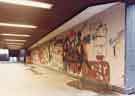 View: s44402 Tudor Way subway under Arundel Gate showing graffiti artwork