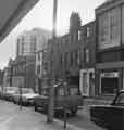 View: s44413 Cambridge Street showing (r.to l.) No.16 Faulkners Billiards Hall above Dino's Restaurant, No. 22 E. and G. Jewellers and No. 24 The Sportsman (formerly the Sportsman's Inn), 