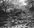 View: s44461 Ewden Bridge, Mortimer Road, Upper Ewden Valley looking west at the downstream elevation of the bridge