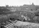 View: s44477 Erection of footings for retaining wall for construction of Tinsley subways, Sheffield Road