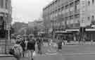 View: s44568 The Moor from Furnival Gate showing (right) Debenhams, department store