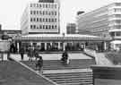 View: s44575 Fairground rides on Charter Row showing (right) Milton House