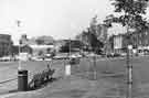 View: s44583 Devonshire Green showing (right) shops on Devonshire Street and (top) Fitzwilliam Street car park