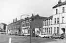 View: s44584 Shops on Devonshire Street from Devonshire Green showing (right) Sheffield Association of Youth Clubs