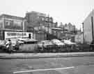 View: s44611 Devonshire Street showing (left) the rear of C.O. Birtles Ltd., radio and television dealers, Weston House, No.169 West Street