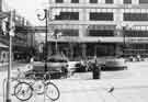 View: s44691 Barkers Pool at (left) the junction with Burgess Street showing (right) Cole Brothers, department store