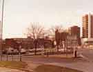 View: s44706 Junction of (left) Howard Street and (right) Arundel Gate showing (back left) AEU House and Redvers House