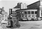 View: s44720 Rear of the City Hall, Holly Street from West Street Lane showing (left) Pupil Teachers Centre (latterly used as Education Department offices) and (back centre) Fountain Precinct offices