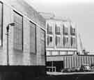 View: s44725 Union Lane leading to Charles Street showing (centre) entrance to the underground car park to the Town Hall extension (Egg Box (Eggbox))