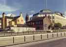 View: s44768 Arundel Gate underpass showing (top left) The Roebuck Tavern, No. 72 Charles Street and (top right) the Town Hall extension (Egg Box (Eggbox))