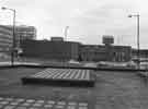 View: s44840 Nelson Mandela students union building, Sheffield City Polytechnic as seen from Sheaf Square roundabout