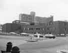 View: s44843 Nelson Mandela students union building, Sheffield City Polytechnic as seen from Sheaf Street and showing (background) Owen Building