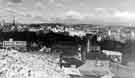 View: s44957 View of Sheffield from Park Hill before the flats redevelopment showing (right) Broad Street