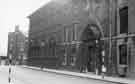 View: s45263 Surrey Street showing (left) Leader House and (centre) Masonic Hall (latterly The Graduate public house)