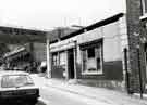 View: s45652 Derelict Gate Inn, No. 10 Hollis Croft showing (top left) Footprint Tools Ltd., tool manufacturers, Footprint Works, Garden Street