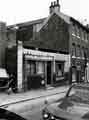 View: s45668 Derelict Gate Inn, No. 10 Hollis Croft showing (right) premises of J.E. Morrison and Sons Ltd., Granville Works, auger manufacturers, Tenter Street 