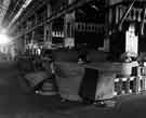 Moulds stacked up in the Pattern shop, O.H. Steel Founders and Engineers Ltd., No. 77 Alsing Road, Meadowhall