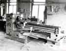 View: s45930 Lathe in basement of Hayward Engineering, precision engineers, No. 19 Haywood Lane, Deepcar