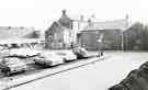 View: s45978 View of the rear of the old Brightside and Carbrook Co-operative Society building, Victoria Street and the front of the newer one on Manchester Road, Stocksbridge