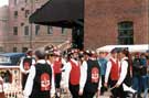 View: t00715 Victoria Quays Festival, 6/7/8 May 1995, official reopening of canal basin to public, morris dancing