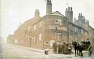 Barrel Inn, corner of Rock Street and Pye Bank (left) marked for demolition 