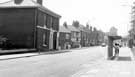 View: t06792 Glossop Road, looking south west (on the right behind the scaffolding is the University Drama Studio