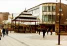 View: t06879 Bandstand on The Moor looking towards the Manpower Service Commission Building