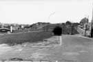 View: t06900 View over Heeley as seen from Well Road showing Sheaf View Hotel, Gleadless Road (centre background) and  St. Andrew's Methodist Church (latterly Sheffield Chinese Christian Church), Anns Road, Heeley