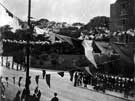 View: t07495 Royal visit of King Edward VII and Queen Alexandra to University of Sheffield, Western Bank