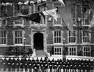 View: t07504 Royal visit of King Edward VII and Queen Alexandra to University of Sheffield, Western Bank