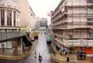 View: t07997 King Street as viewed from the Haymarket showing the Haymarket footbridge (right)