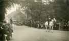 View: t08212 Lord Mayor of London's procession on Brocco Bank, nearing Hunter's Bar