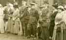 View: t08519 Group of army officers and others possibly at Lodge Moor