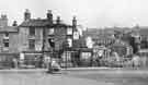 View: t08527 Demolition of property at corner of St. Thomas Street and Broad Lane, prior to the construction of the extension to University of Sheffield Applied Sciences Department building