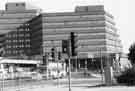 View: t08575 Manpower Services Commission offices, The Moor as seen from St. Mary's Gate